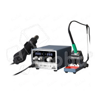 Паяльная станция Kaisi 8521P (фен+паяльник) (800W, 1 ручка + 1 жало, 4 сопла)