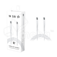 Кабель Type-C - Type-C BC (5A, PD) Белый