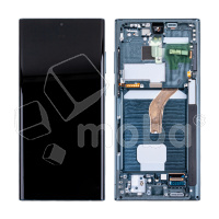 Дисплей для Samsung Galaxy S22 Ultra (S908B/S9080) модуль с рамкой Зеленый - OR (SP)