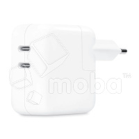 Сетевое зарядное устройство Type-C для iPhone 15/15 Plus/15 Pro/15 Pro Max (50W, PD, 2 порта) Белый купить по цене производителя Брянск | Moba