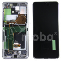 Дисплей для Samsung Galaxy S20 Ultra (G988B) модуль с рамкой Серый - OR (SP)