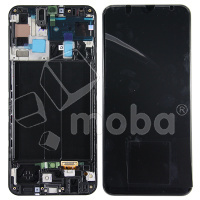 Дисплей для Samsung Galaxy A50 (A505F) модуль с рамкой Черный - OR (SP)