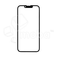 Стекло для переклейки iPhone 13/13 Pro в сборе с OCA пленкой Черный - OR (Mitsubishi)