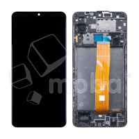 Дисплей для Samsung Galaxy A12 (A125F) модуль c рамкой Черный - OR Ref. (SP)