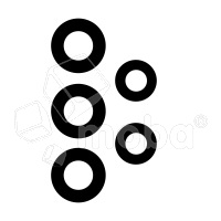 Стекло камеры для Samsung Galaxy A32 4G (A325F) (комплект 5 шт.) Черный