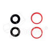 Стекло камеры для iPhone 14/14 Plus (комплект 2 шт.) Красный