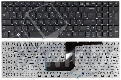 Клавиатура для ноутбука Samsung Galaxy RC510 RV511 RV513 RV520 черная