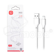 Кабель USB - Lightning XO NB230 (2.4A) Белый