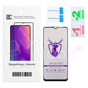 Защитное стекло "Премиум" для Tecno POP 7 Черный