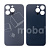 Задняя крышка для iPhone 14 Pro Max (A2895) Черный (стекло, монолит, широкий вырез под камеру, логотип) - Премиум