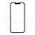 Стекло для переклейки iPhone 13 Pro Max в сборе с OCA пленкой Черный - OR (Mitsubishi)
