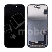 Дисплей для iPhone 15 (A3090) в сборе с тачскрином Черный - OR100 (Снятый, без ремонта)