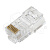 Сквозной коннектор для витой пары RJ-45, CAT6 (10 шт)