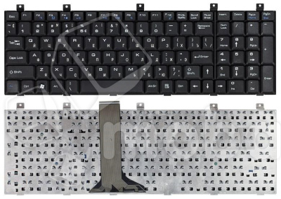 Клавиатура для ноутбука MSI ER710 EX600 EX6?10 EX620 EX623 EX630 EX700 черная